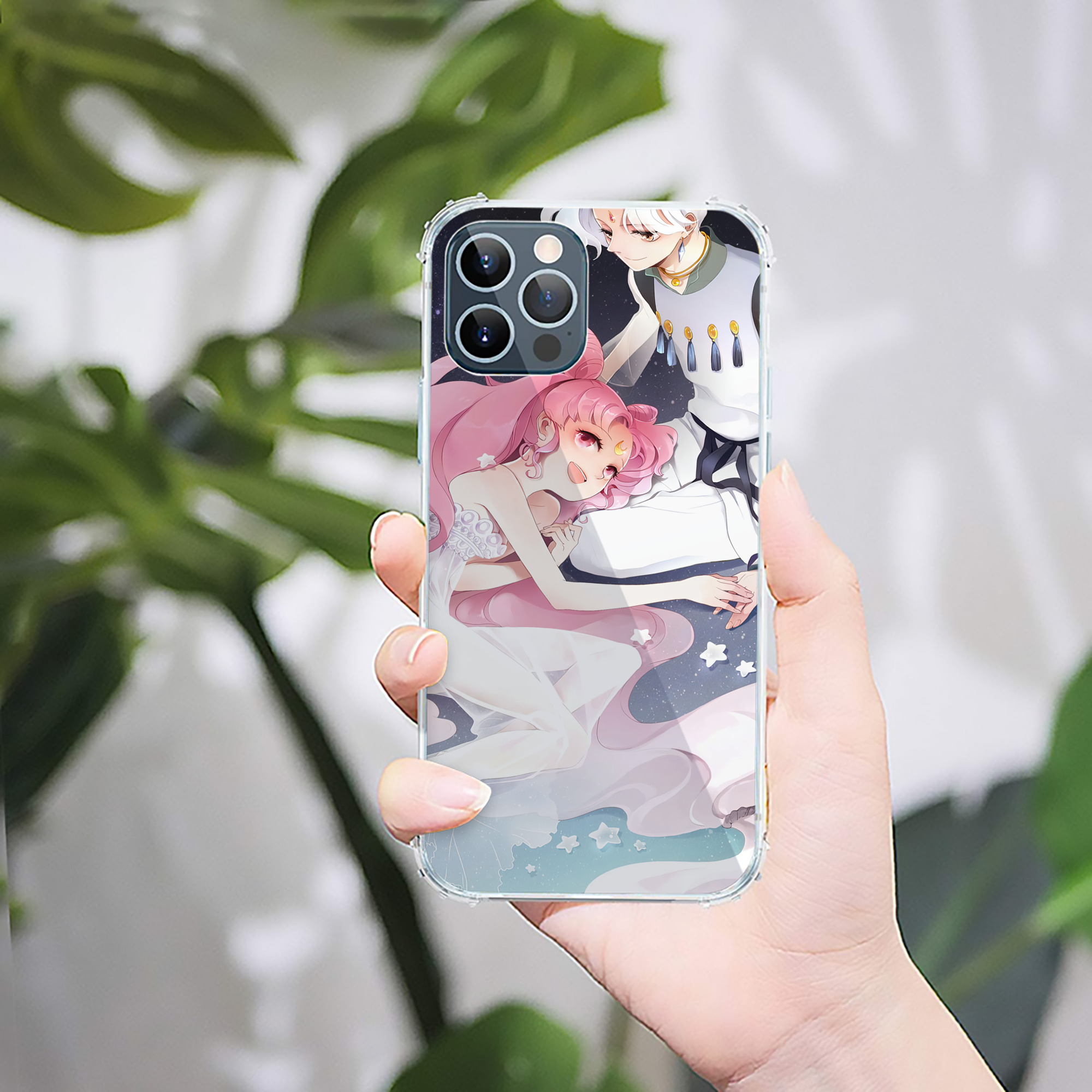 （画像用） 美少女戦士セーラームーン Sailor Moon 【iPhone 12シリーズ対応】透明スマホケース（クリアソフトケース）
